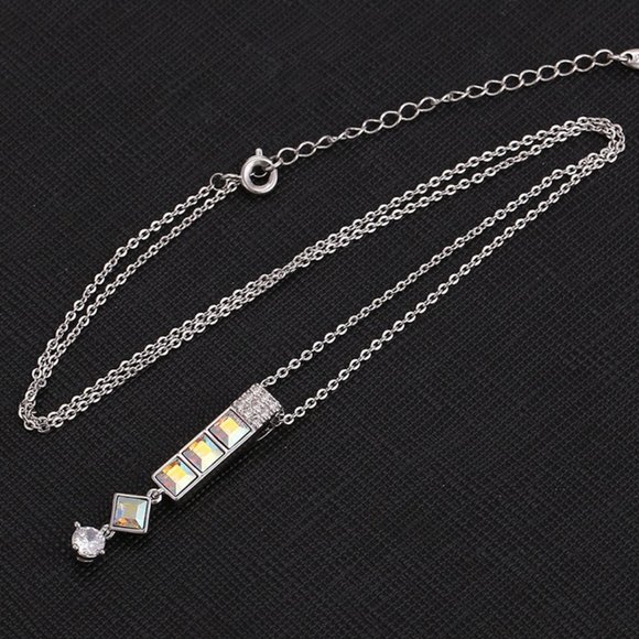 Gorgeous Swarovski Long Drop Necklace - Picture 8 of 16